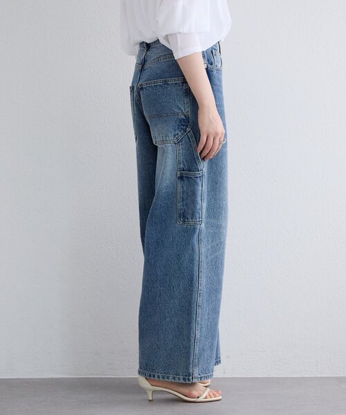 BEARDSLEY（ビアズリー） ワイドパンツ パンツ 刺繍入りワイドデニム