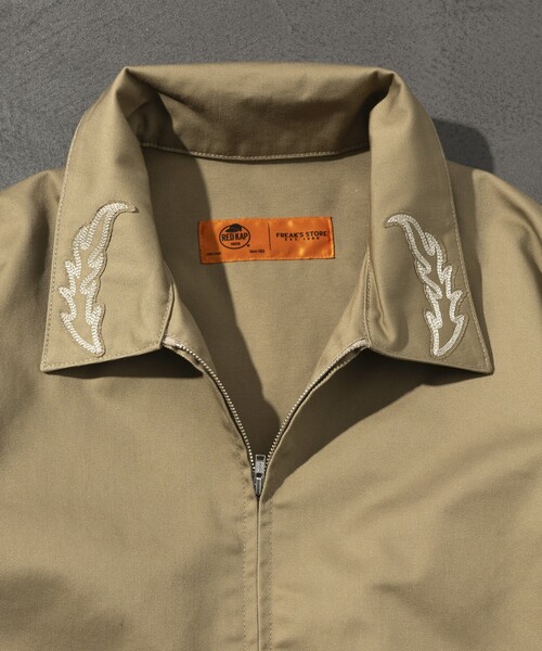 「RED KAP」 ブルゾン MEDIUM ベージュ メンズ_画像4