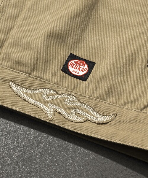 「RED KAP」 ブルゾン MEDIUM ベージュ メンズ_画像8