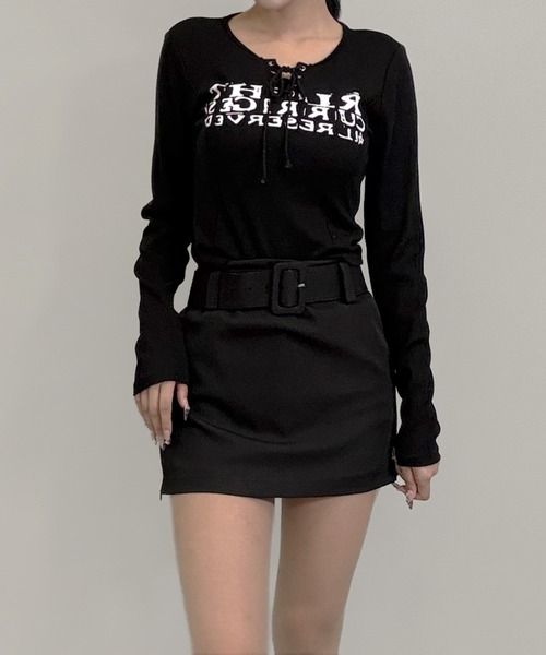 「FOLLOWIN」 キュロット SMALL ブラウン レディース_画像3