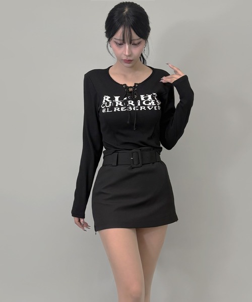 「FOLLOWIN」 キュロット SMALL ブラウン レディース_画像8