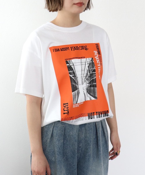 Cepica（セピカ） tシャツ カラーグラフィックTシャツ レディース