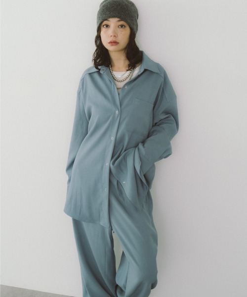 「HANNE」 パンツ MEDIUM ブルー レディース_画像8