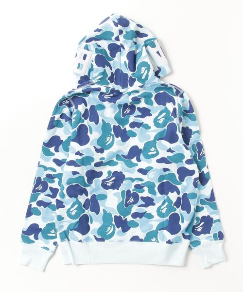 「A BATHING APE」 プルオーバーパーカー MEDIUM グリーン メンズ
