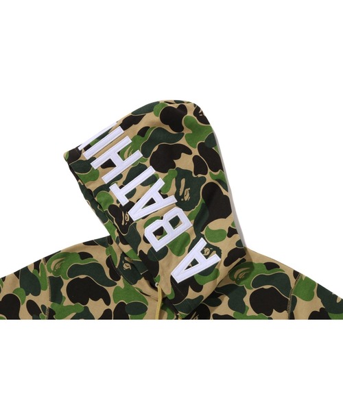「A BATHING APE」 プルオーバーパーカー MEDIUM グリーン メンズ