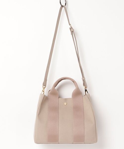 「VIOLAd'ORO」 2WAYバッグ F グレイッシュベージュ レディース_画像2