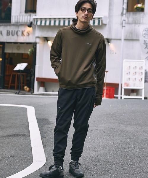 「+phenix」 イージーパンツ M ブラック メンズ_画像4