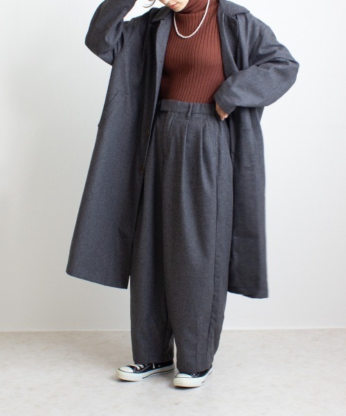 「Emma（SELECT LEVERY）」 パンツ LARGE ブラウン系その他 レディース_画像3