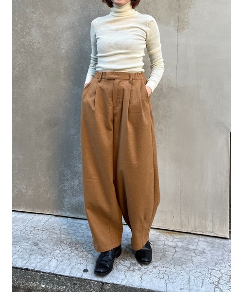 「Emma（SELECT LEVERY）」 パンツ LARGE ブラウン系その他 レディース_画像9