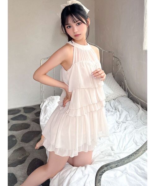 RESEXXY（リゼクシー） ブラウス シャツ アメスリラッフルチュニック