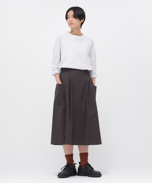 MHL.（エムエイチエル） tシャツ COTTON JERSEY MESH レディース
