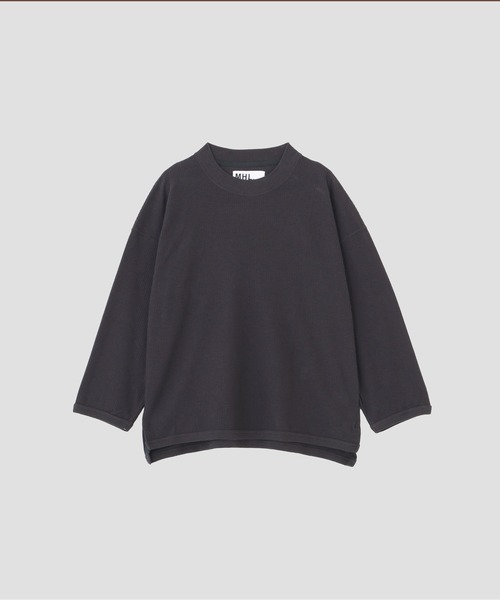 MHL.（エムエイチエル） tシャツ COTTON JERSEY MESH レディース