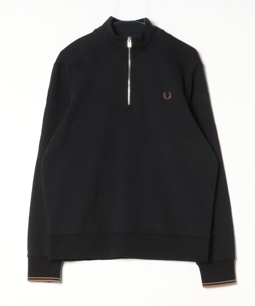 「FRED PERRY」 スウェットカットソー L ブラック系その他 メンズ
