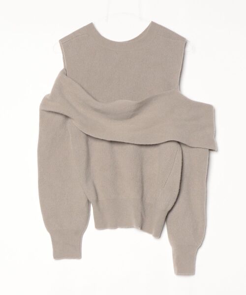 「FRAY I.D」 長袖ニット ONE SIZE グレー レディース_画像2