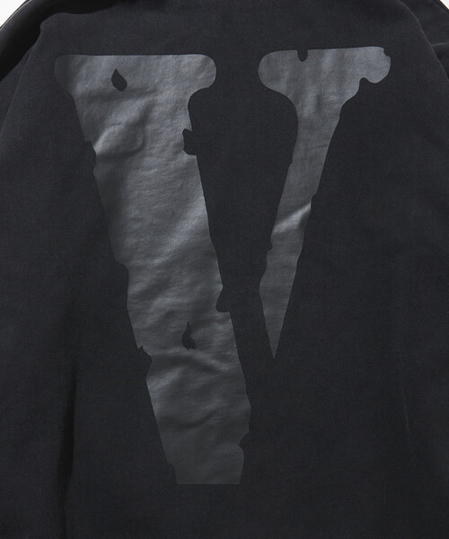 VLONE （ヴィーロン）VLOGO HOODIEフロントロゴプリントブラックM VLONE ヴィーロン ヴィーローン パーカー スウェット LOGO HOODIE ロゴ