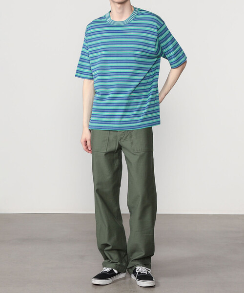 セーター ニット RYE TENDER | 「別注」半袖 クルーネックニット MEN メンズ_10