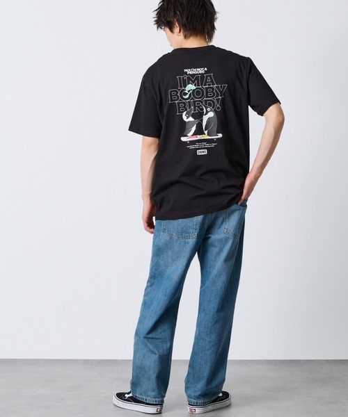 tシャツ 「WEB限定」「CHUMS/チャムス」 I'M A BOOBY BIRD バックプリント ポケットTシャツ レディース メンズの画像