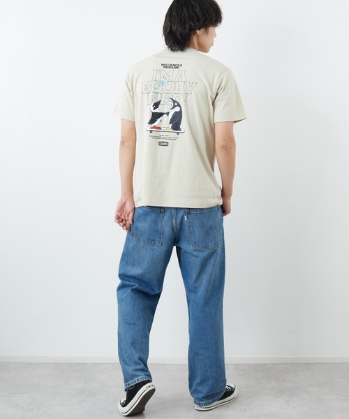 tシャツ 「WEB限定」「CHUMS/チャムス」 I'M A BOOBY BIRD バックプリント ポケットTシャツ レディース メンズの画像