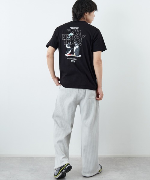 tシャツ 「WEB限定」「CHUMS/チャムス」 I'M A BOOBY BIRD バックプリント ポケットTシャツ レディース メンズの画像