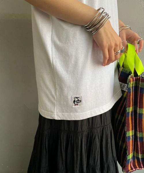 tシャツ 「WEB限定」「CHUMS/チャムス」 I'M A BOOBY BIRD バックプリント ポケットTシャツ レディース メンズの画像