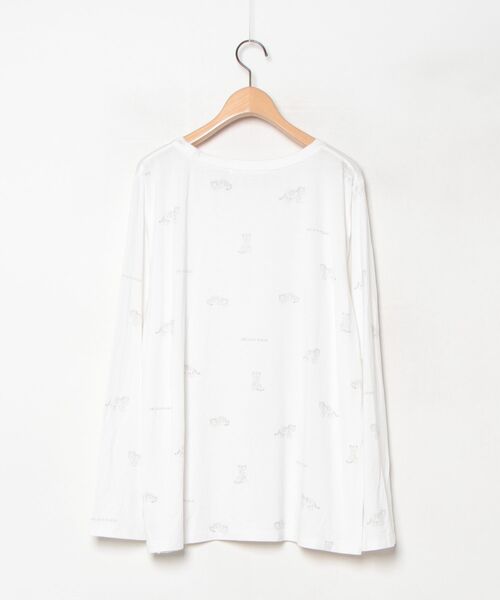 「gelato pique」 長袖カットソー ONE SIZE ホワイト レディース_画像2