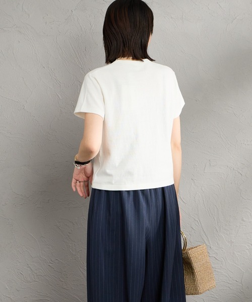 ORCIVAL（オーシバル） tシャツ 半袖 ロゴ刺繍 ショートスリーブ T