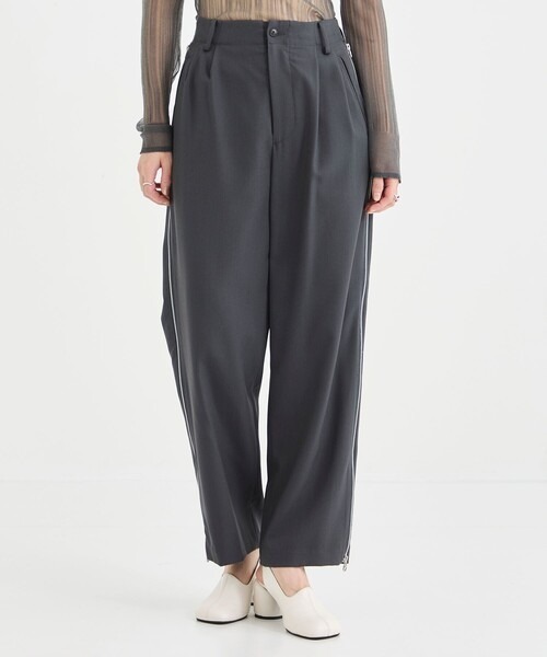 08sircus(08サーカス) カバーオール×イージーカフパンツ 08sircus パンツ 「08sircus/08サーカス」Dobby cloth side zip pants