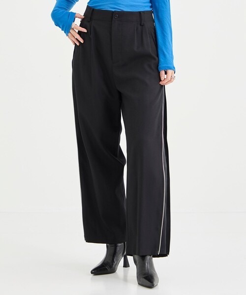 08sircus パンツ 「08sircus/08サーカス」Dobby cloth side zip pants