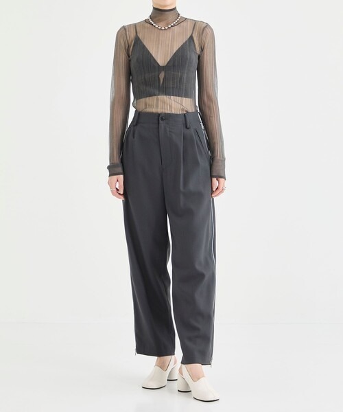 08sircus パンツ 「08sircus/08サーカス」Dobby cloth side zip pants