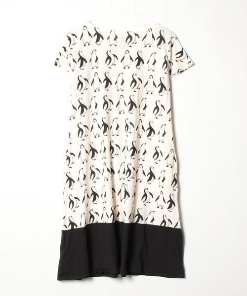 「Design Tshirts Store graniph」 半袖ワンピース FREE ホワイト レディース_画像2