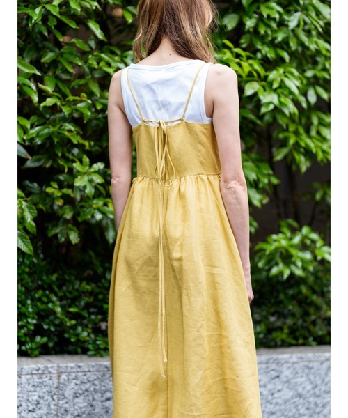 ワンピース リネン コルセット ボタンダウン ドレス : ZOZOTOWN Yahoo