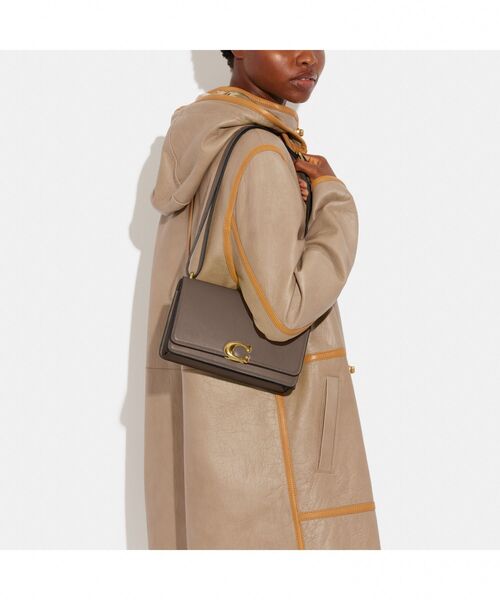 「COACH」 ショルダーバッグ ONE 薄墨色系余分の物 レディース
