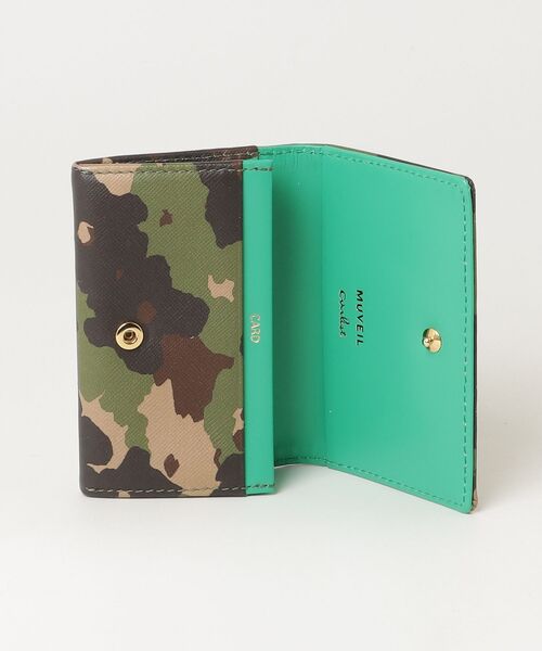 「MUVEIL」 カモフラージュ財布 - グリーン レディース_画像4