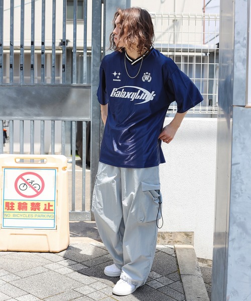 「SPINNS」 半袖Tシャツ ONESIZE ブルー メンズ_画像2