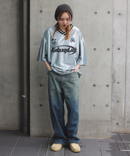 「SPINNS」 半袖Tシャツ ONESIZE ブルー メンズ_画像4