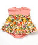 ベビー服 ロンパース 「リンク」フリルドッキン...の詳細画像3