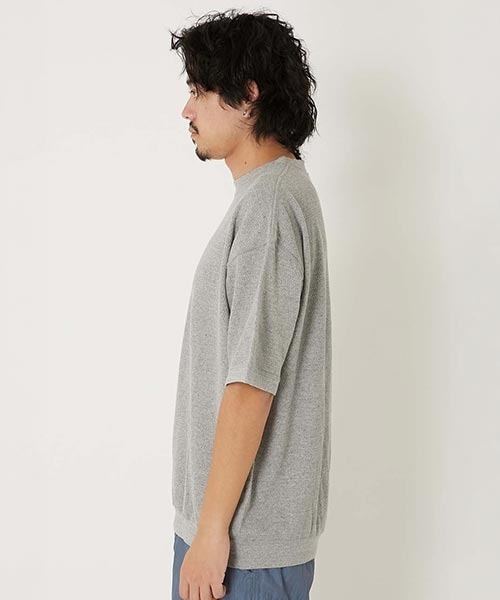 tシャツ ハニカムワッフル バンダナポケット ショートスリーブＴシャツ メンズ レディースの画像