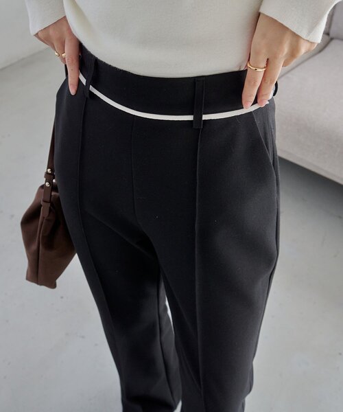 「CAPRICIEUX LE'MAGE」 パンツ 38 ライトベージュ レディース_画像3
