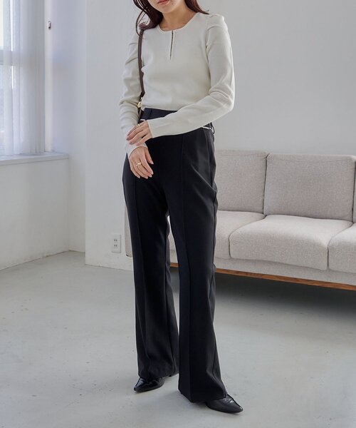 「CAPRICIEUX LE'MAGE」 パンツ 38 ライトベージュ レディース_画像8