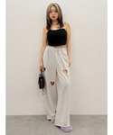 パンツ 「ウエストゴム」ハートカッティングビジ...の詳細画像4