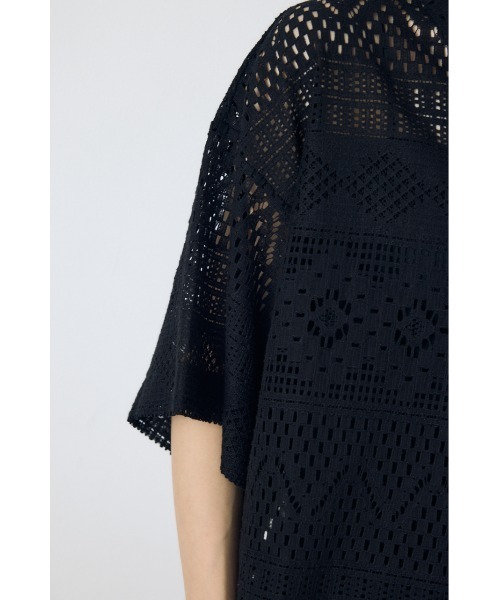 ブラウス シャツ 半袖 「着丈バリエ」レースハーフスリーブシャツ レディース | AZUL BY MOUSSY | 19