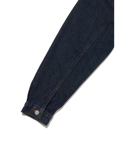 「Levi's」 デニムジャケット X-SMALL ダークインディゴブルー レディース_画像6