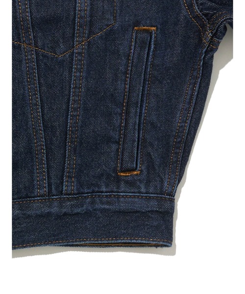 「Levi's」 デニムジャケット X-SMALL ダークインディゴブルー レディース_画像7