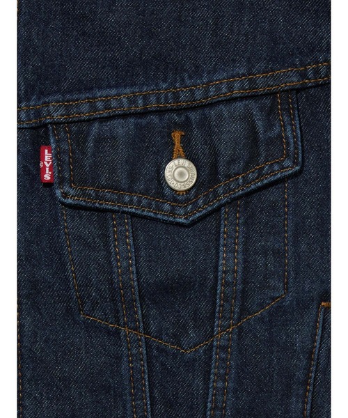 「Levi's」 デニムジャケット X-SMALL ダークインディゴブルー レディース_画像8