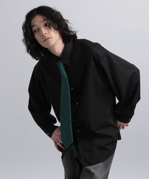 「HARE」 長袖シャツ SMALL ブラック系その他 メンズ_画像4