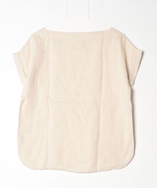 「fog linen work」 半袖カットソー - ベージュ レディース_画像2