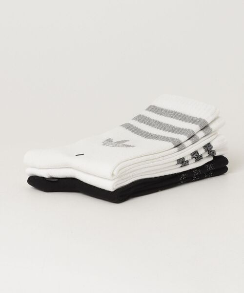 adidas（アディダス） 靴下 スリーストライプス グリッター クルー