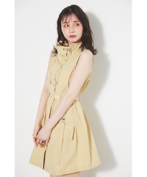 「rienda」 ノースリーブワンピース MEDIUM グリーン レディース_画像2