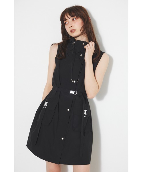 「rienda」 ノースリーブワンピース MEDIUM グリーン レディース_画像3