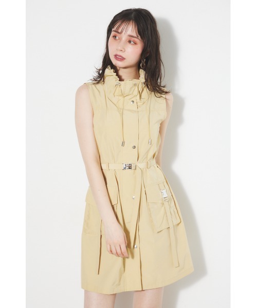 「rienda」 ノースリーブワンピース MEDIUM グリーン レディース_画像5